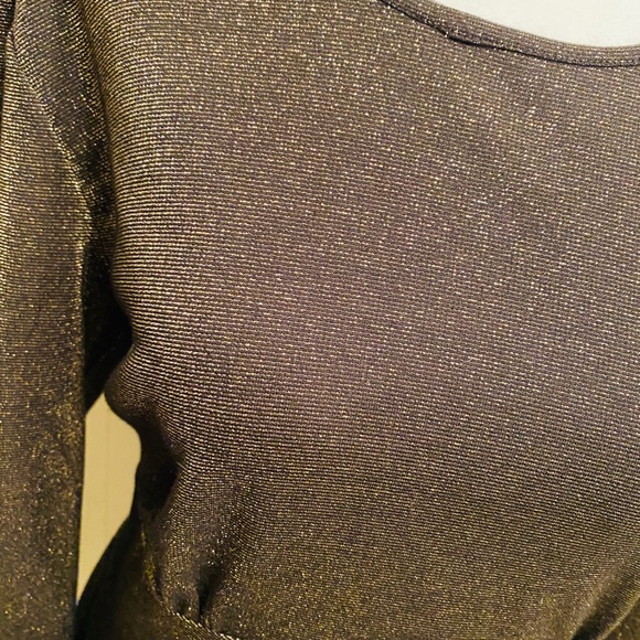 NWT fitted ruffled hem trumpet skirt dress - Picture 2 of 3